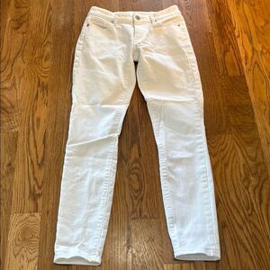 LOFT White Denim Jeans